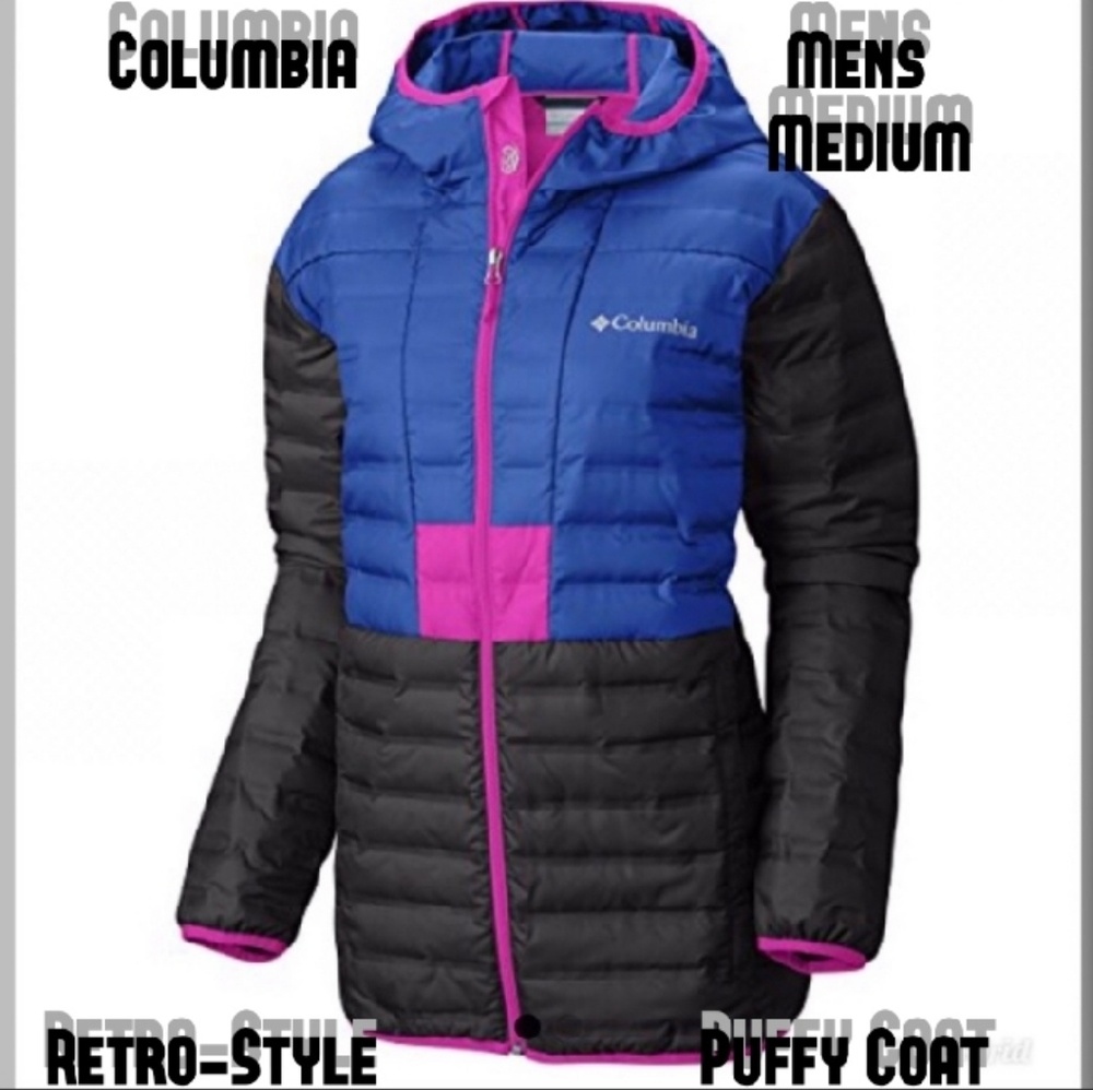 Columbia Men's Retro-Style PUFFY COAT, throwback